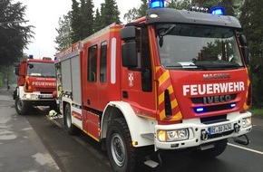Feuerwehr Dorsten: FW-Dorsten: Lokal heftiges Gewitter sorgte für überflutete Keller im Stadtteil Rhade
