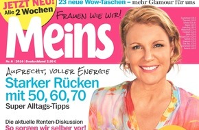 Bauer Media Group, Meins: Meryl Streep in Meins: "Diäten nehmen uns doch den Spaß am Leben"