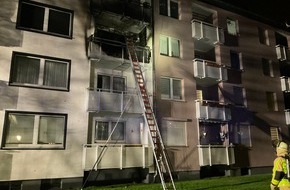 Feuerwehr Gladbeck: FW-GLA: Wohnungsbrand in einem Mehrfamilienhaus