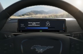 Ford Motor Company Switzerland SA: La Mustang Mach-E 100% électrique va s'appuyer sur le Cloud pour estimer l'autonomie restante en temps réel