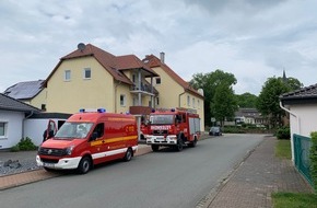 Freiwillige Feuerwehr Borgentreich: FW Borgentreich: Brand einer Elektrounterverteilung in Borgentreich. Ein Großaufgebot der Feuerwehren wurde alarmiert. Es gab keine Verletzten