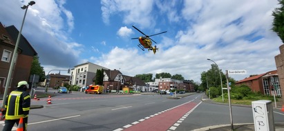 Freiwillige Feuerwehr Werne: FW-WRN: FEUER_2 - LZ1 - PKW über Mittelinsel, Person noch im Auto, Qualmt aus dem Motorraum