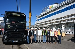 AIDA Cruises: AIDA Pressemeldung: Gemeinsam mit starken Partnern: AIDA Cruises spendet 4.700 Möbel für soziale Einrichtungen