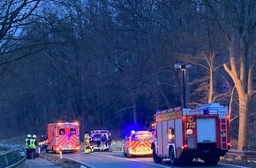 Feuerwehr Hattingen: FW-EN: Motorradfahrer verstirbt nach Verkehrsunfall in Hattingen