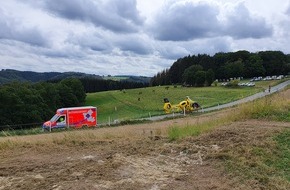 Freiwillige Feuerwehr Breckerfeld: FW-EN: Landeplatzsicherung für den Rettungshubschrauber