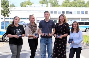 Polizeipräsidium Rostock: POL-HRO: Polizeiinspektion Rostock ehrt fünf Menschen für herausragende Zivilcourage