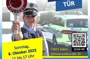 Polizeipräsidium Aalen: POL-AA: Tag der offenen Tür beim Polizeipräsidium Aalen