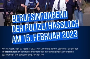 Polizeidirektion Neustadt/Weinstraße: POL-PDNW: Berufsinformationsabend