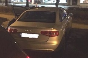 Bundespolizeidirektion Berlin: BPOLD-B: Gestohlenen Audi A4 sichergestellt
