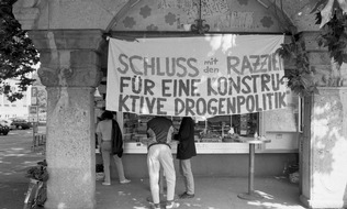 Die offene Drogenszene in Zürich - Ausstellung zur Räumung vor 30 Jahren