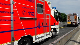 Feuerwehr Dorsten: FW-Dorsten: Taucherstaffel der Feuerwehr Dorsten in Marl im Einsatz. Gleichzeitig med. Notfall auf der BAB 31.