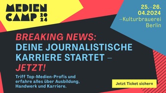Medienfachverlag Oberauer GmbH: Medien Camp 2024: 40 Top-Profis unterstützen junge Talente beim Einstieg in die Medienbranche