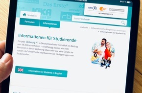 ARD ZDF Deutschlandradio Beitragsservice: Start des Wintersemesters in wirtschaftlich schwierigen Zeiten: Beitragsservice informiert über Befreiungsmöglichkeiten für Studierende