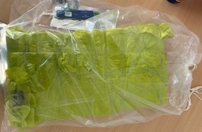 Hauptzollamt Stralsund: HZA-HST: Drogenfund bei Fahrzeugkontrolle ./. Zoll in MV findet mehr als 3 Kilogramm Haschisch in polnischem Kleinbus