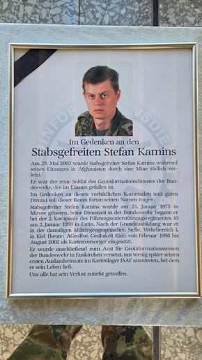 Ein Name gegen das Vergessen: Euskirchen benennt Kaserne-Zufahrt nach gefallenem Soldaten Stefan Kamins