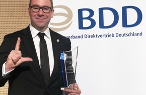PM-International AG: PM-International AG erhält BDD Unternehmenspreis - Bereits zum zweiten Mal in Folge honoriert der Branchenverband damit das Umsatzwachstums von PM Deutschland.