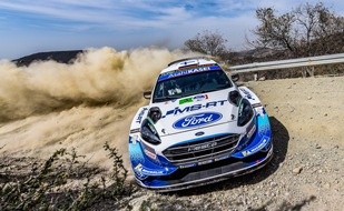 Ford-Werke GmbH: Podiumsergebnis für Teemu Suninen und den Ford Fiesta WRC bei der WM-Rallye Mexiko (FOTO)