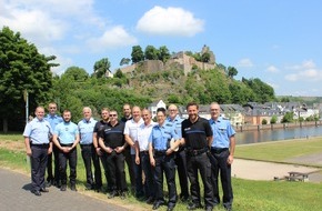 Polizeidirektion Trier: POL-PDTR: "Gelebtes Europa"- Internationales Polizeiarbeitstreffen in Saarburg
