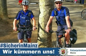 Polizeipräsidium Mainz: POL-PPMZ: Mainz-Neustadt - Fahrradkontrollen im Stadtgebiet