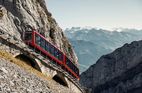 Panta Rhei PR AG: Erster Saisonstart für die rundum erneuerte Pilatus-Zahnradbahn