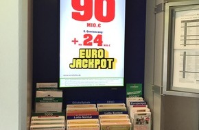 Eurojackpot: Eurojackpot noch immer nicht geknackt / Weiterhin die Chance auf 90 Millionen