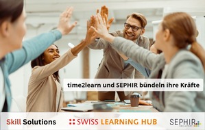 Swiss Learning Hub AG: time2learn und SEPHIR bündeln ihre Kräfte
