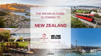 Tourism New Zealand: Der Guide MICHELIN erweitert seine globale Präsenz mit der Ankunft in "Aotearoa" (Neuseeland)