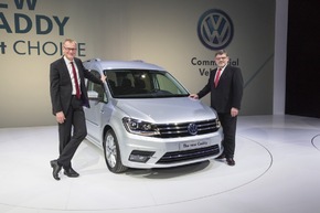 Der neue Caddy - immer die beste Wahl - Weltpremiere der vierten Generation des Bestsellers