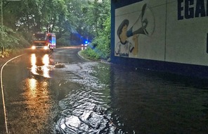 Feuerwehr Gelsenkirchen: FW-GE: Nur wenige Einsätze nach Gewitter am Nachmittag