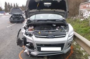 Polizeidirektion Worms: POL-PDWO: Zwei Verletzte nach Verkehrsunfall