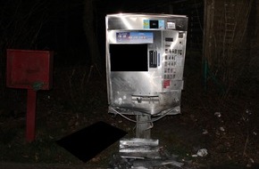 Polizei Minden-Lübbecke: POL-MI: Zigarettenautomat gesprengt