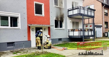 Feuerwehr Recklinghausen: FW-RE: Küche steht in Brand - keine Verletzten