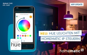 eQ-3 AG: Homematic IP und Philips Hue erleuchten gemeinsam das Zuhause