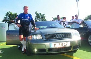 Audi AG: Spitzenautos für Spitzensportler: Audi ist Automobilpartner des FC Bayern München