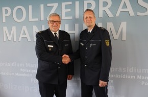Polizeipräsidium Mannheim: POL-MA: Mannheim: Beauftragung der Leitung des Polizeireviers Mannheim-Oststadt