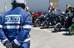 Polizeipräsidium Mittelhessen - Pressestelle Marburg-Biedenkopf: POL-MR: Motorradsaison beginnt - Polizei gibt Tipps zum unfallfreien Start auf dem Motorrad