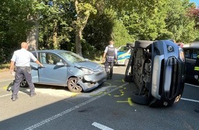 Feuerwehr Schermbeck: FW-Schermbeck: Verkehrsunfall auf der Malberger Straße