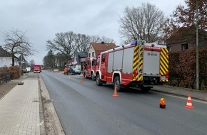 Freiwillige Feuerwehr Gemeinde Schiffdorf: FFW Schiffdorf: Schornsteinbrand in Spaden endet Glimpflich