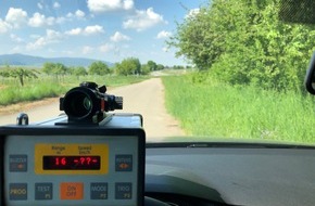 Polizeidirektion Landau: POL-PDLD: Roschbach - 128 km/h statt 70 km/h