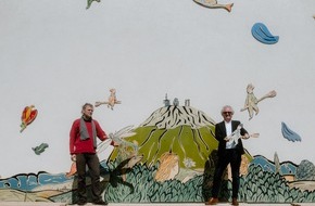 Gebäude- und Wohnungsbaugesellschaft Wernigerode mbH: Deutschlands bedeutendster moderner Pop-Art-Künstler gestaltet GWW-Giebelwand in Wernigerode
