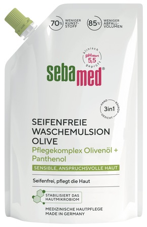 Pressemitteilung: 55 Jahre sebamed Seifenfreie Waschemulsion