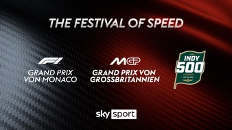 Sky Deutschland: Festival of Speed: Der Große Preis von Monaco, das Indy 500 und die MotoGP am Sonntag live auf Sky Sport