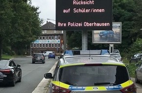 Polizeipräsidium Oberhausen: POL-OB: Achtung Schulbeginn: Polizei appelliert an Autofahrerinnen und Autofahrer