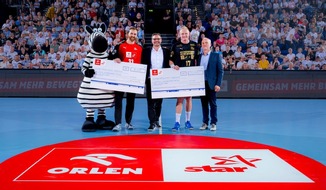 ORLEN Deutschland GmbH: Gemeinsam mehr bewegt: ORLEN Deutschland spendet über 135.000 Euro während langjähriger Spielerpatenschaft