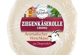 Lidl: Der Hersteller JERMI Käsewerk GmbH informiert über einen Warenrückruf des Produktes "Meine Käserei Ziegenkäserolle, 100 g".