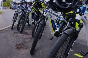 Polizeipräsidium Südhessen: POL-DA: Darmstadt/Weiterstadt: Darmstädter Polizei auf Fahrradstreife