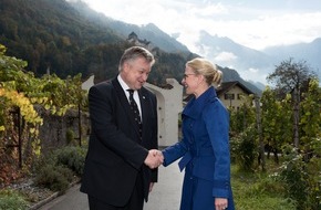 Fürstentum Liechtenstein: ikr: ODIHR-Direktor Michael Georg Link in Liechtenstein