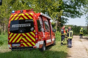 Feuerwehr Flotwedel: FW Flotwedel: Waldbrand zwischen Oppershausen und Offensen beschäftigt die Feuerwehren der Samtgemeinde Flotwedel