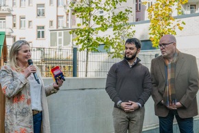 Erst Brachfläche, dann Baustelle, jetzt Buddelplatz / Kita Ringelstraße im Quartier Berger Straße eröffnet