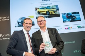 Skoda Auto Deutschland GmbH: BEST OF mobility 2019: Leser wählen SKODA VISION iV zum besten Concept Car (FOTO)